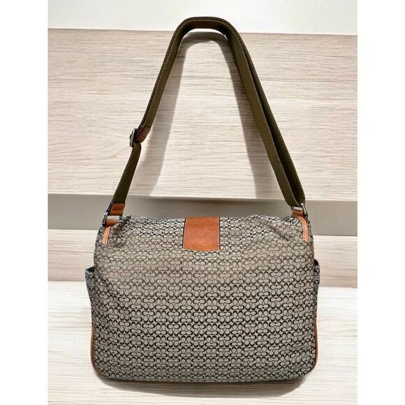 Y2K Coach F77004 Hudson Signature Commuter Messenger Bag - Picture 2 of 13